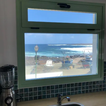 Apartament Casa Anclada En La Santa- 4 Frente Al Mar- 1ª Linea Solarium Barbacoa La Santa